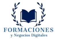 logo formación educativa universitaria profesional moderno azul y rojo 2